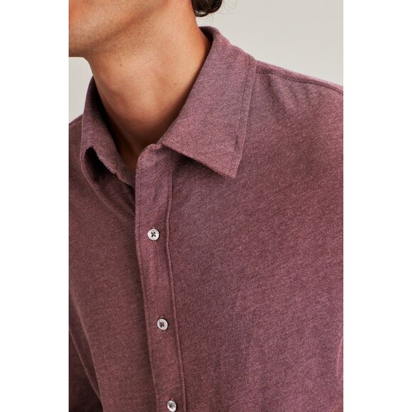 270729 Bonobos Stretch Jersey Everyday Men's Shirt Button-Up Slim Fit Short M - Picture 3 of 6